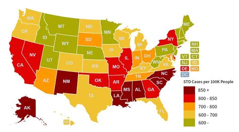 These 50 cities have the highest STI rates in the US